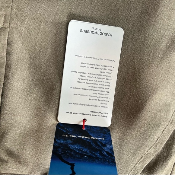 NEW ✨ Rohan Maroc Linen Blend Trousers Linen 30R - Picture 6 of 12